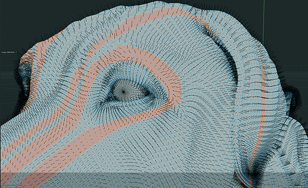 A dog made in a 3D app