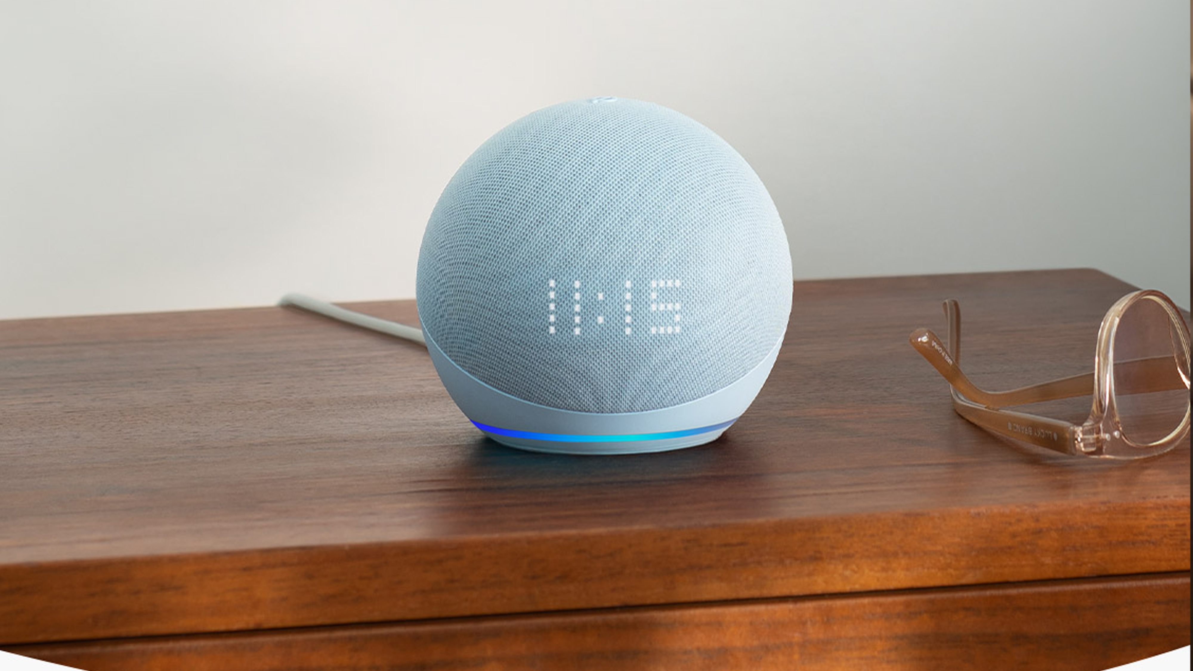 Echo Dot (Gen 5) with clock