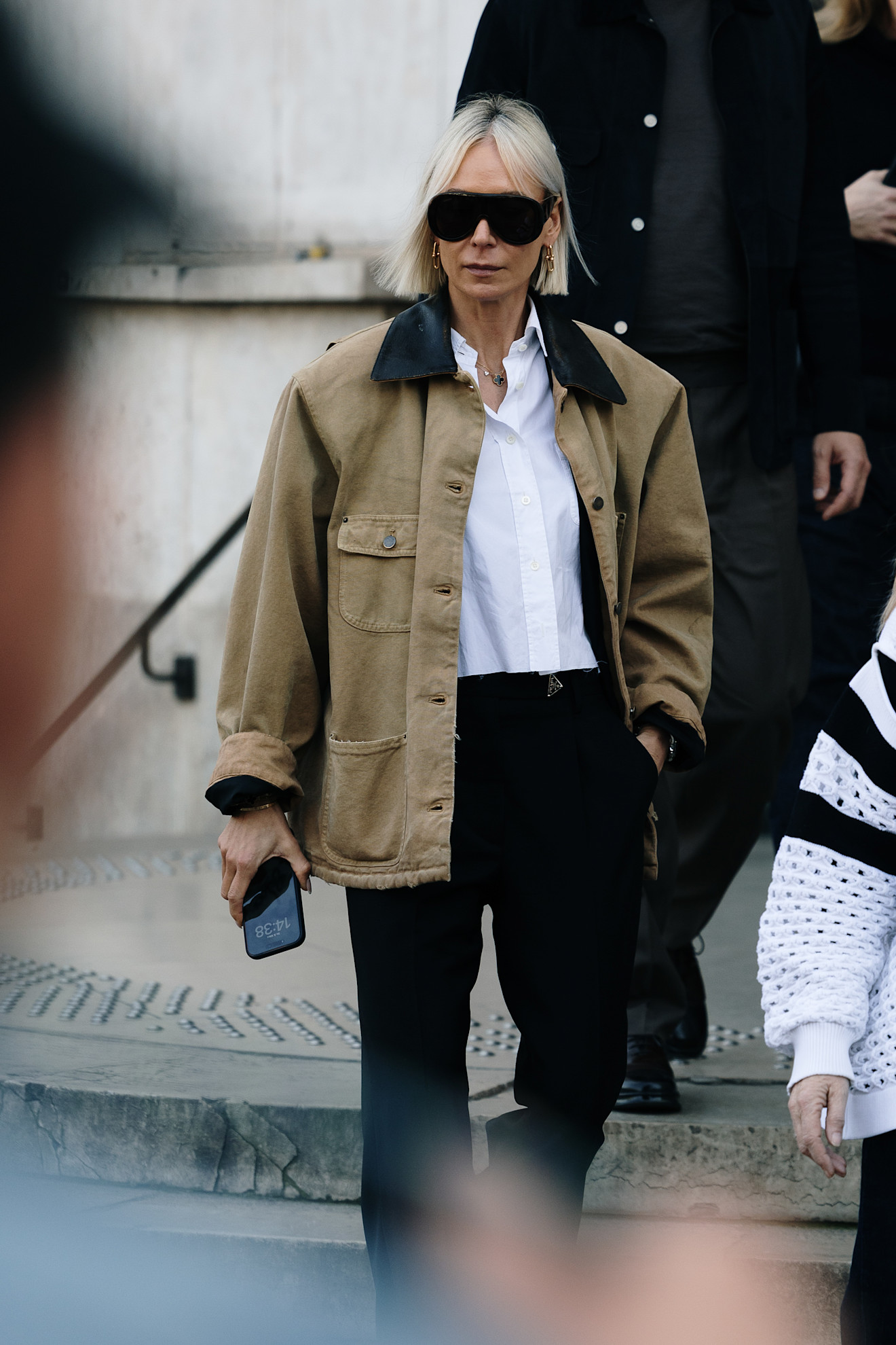 barn jacket street style Paris str F26