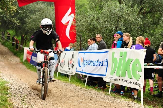 A rider at the Bike Festival Garda