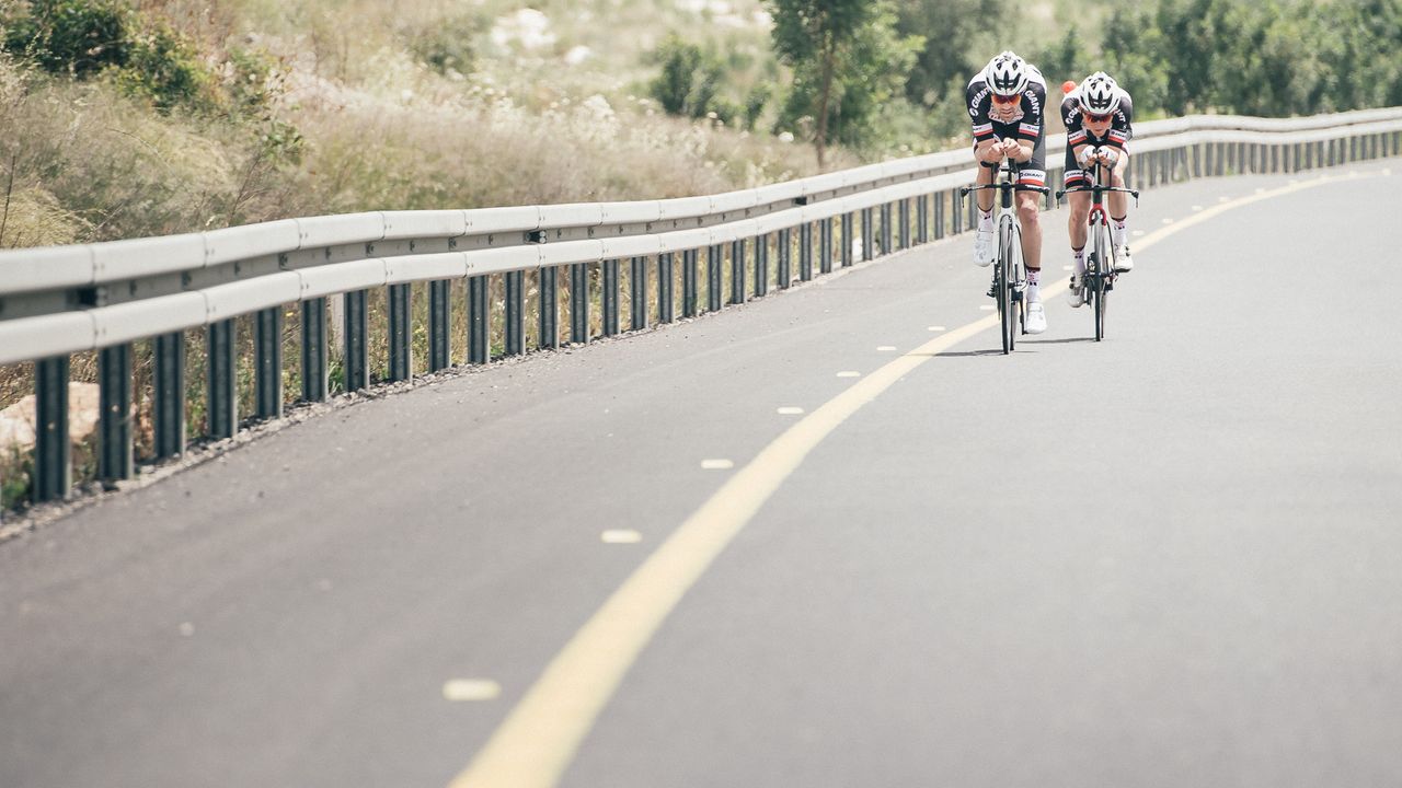 Getting into that full aero position
