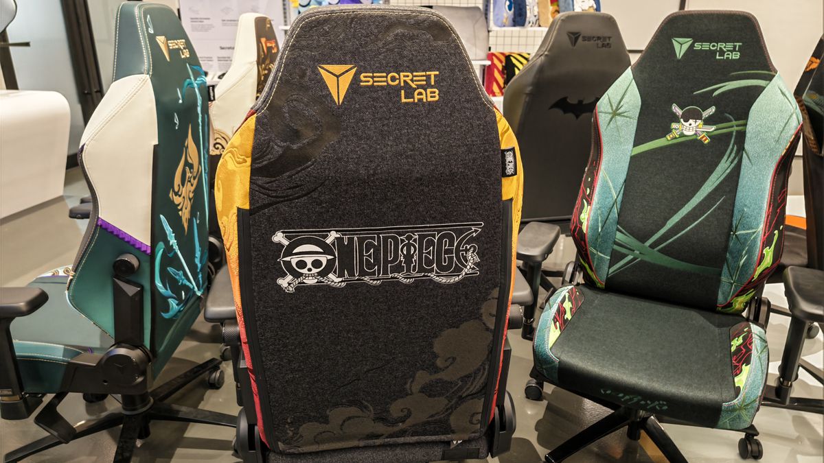 Limited Edition Secretlab chairs at the company's head office.