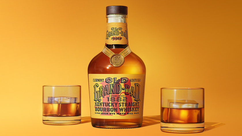 James B. Beam Distilling Company's Old Gran-Dad 16yr packaging