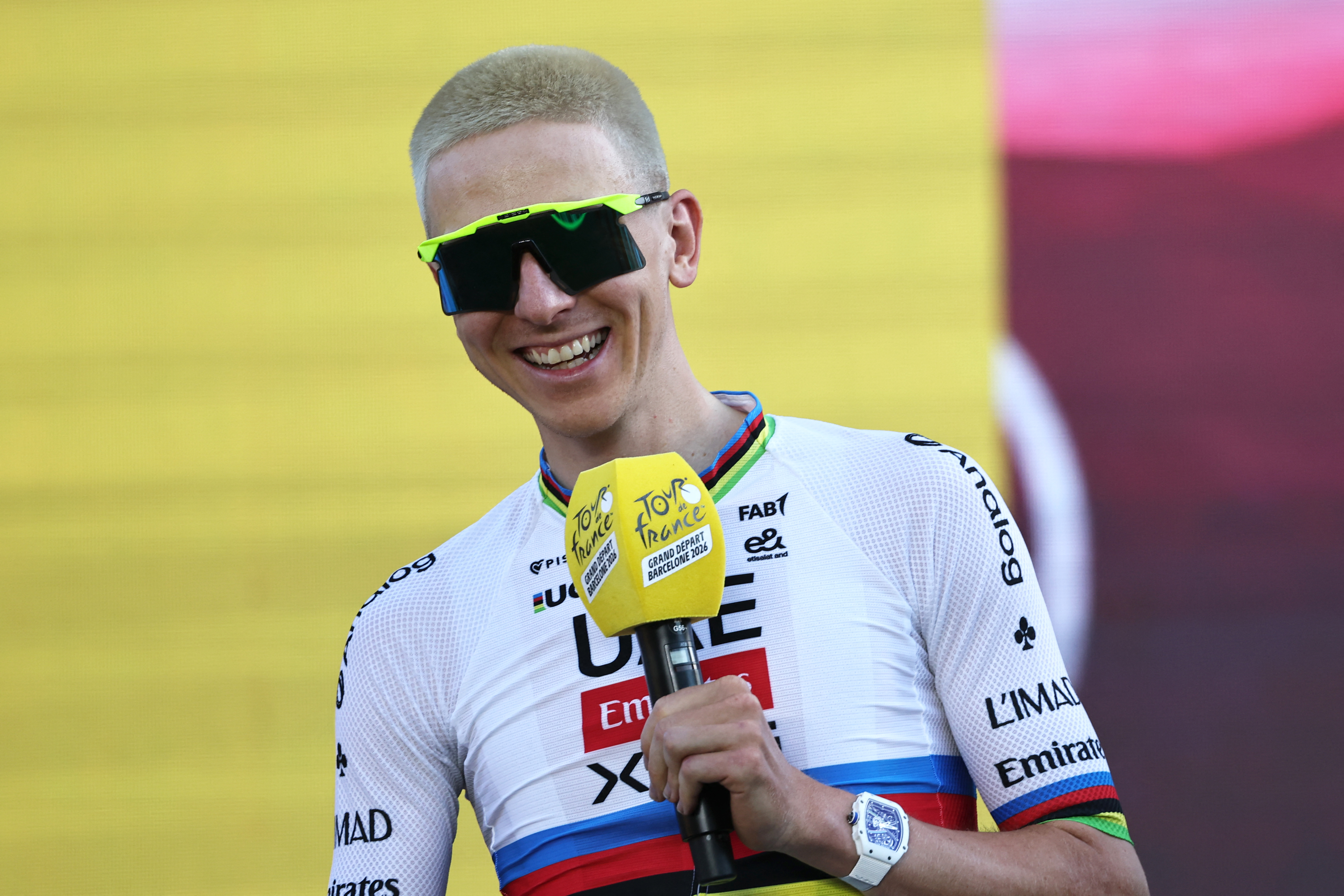 Tadej Pogacar team presentation Tour de France 2026