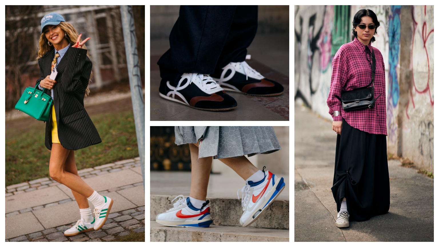 Colorful sneakers trend online