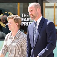 Prince William and Robert Irwin walking next to each other