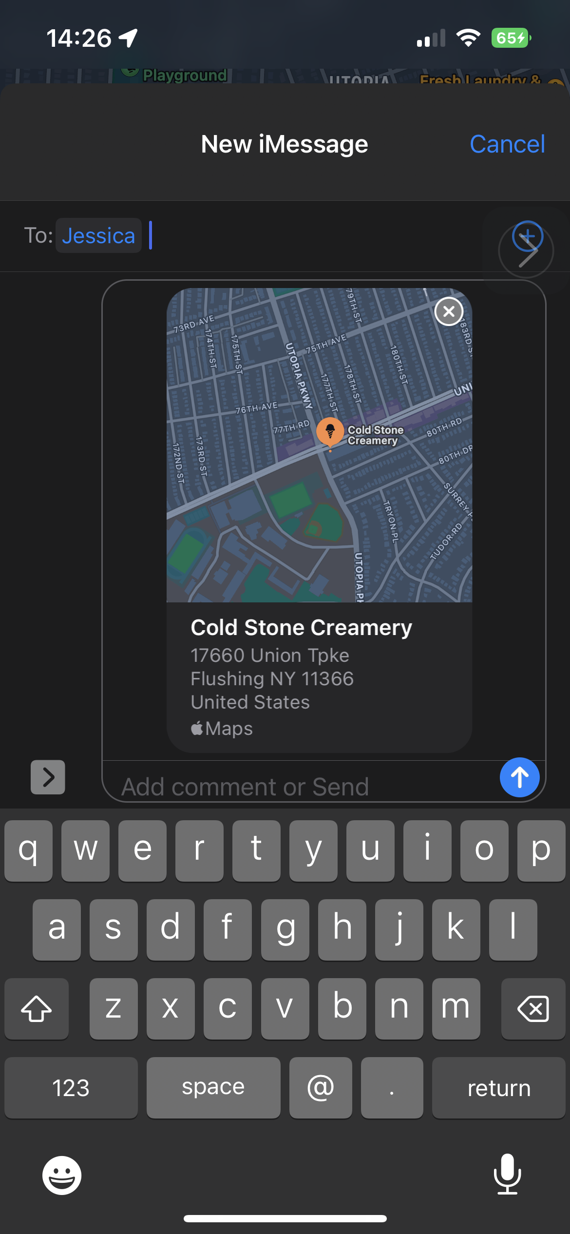 Sent Over Pin How to send a pin on iPhone | Laptop Mag