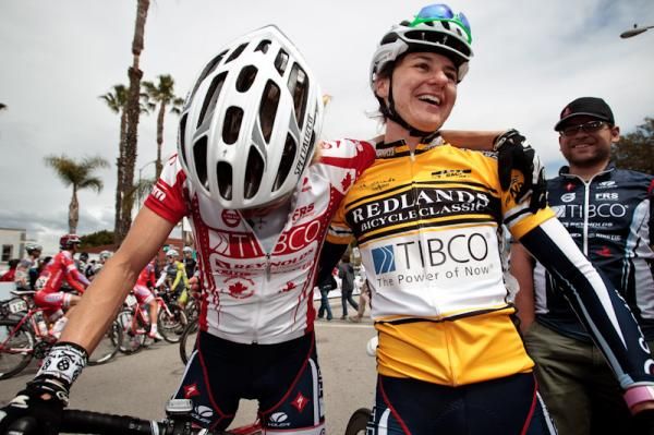 Megan Guarnier (TIBCO) happy after her big win.