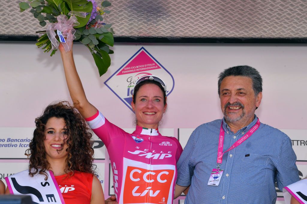 Marianne Vos (CCC Team) in the points jersey