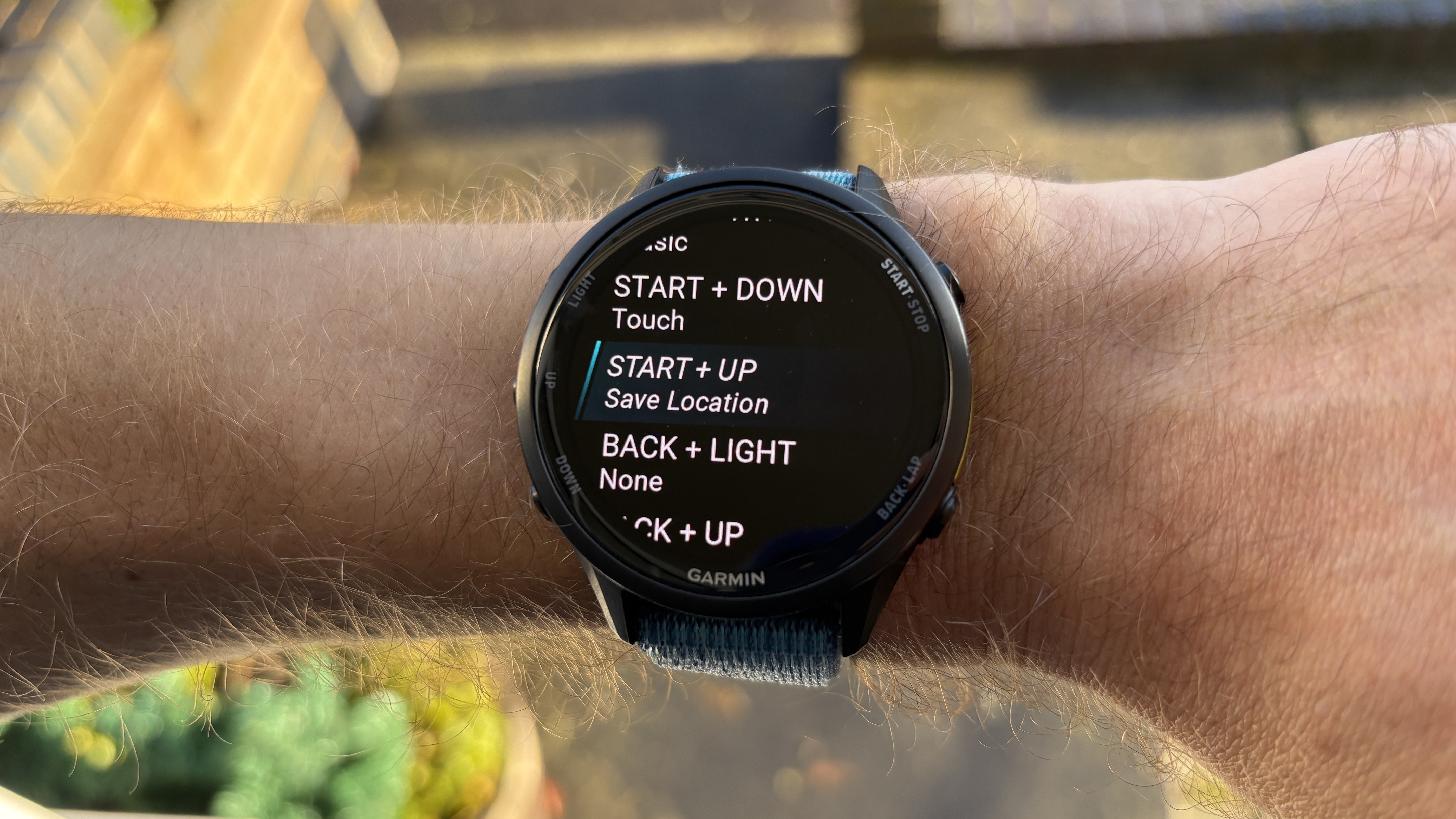 Garmin Forerunner 970 shortcuts