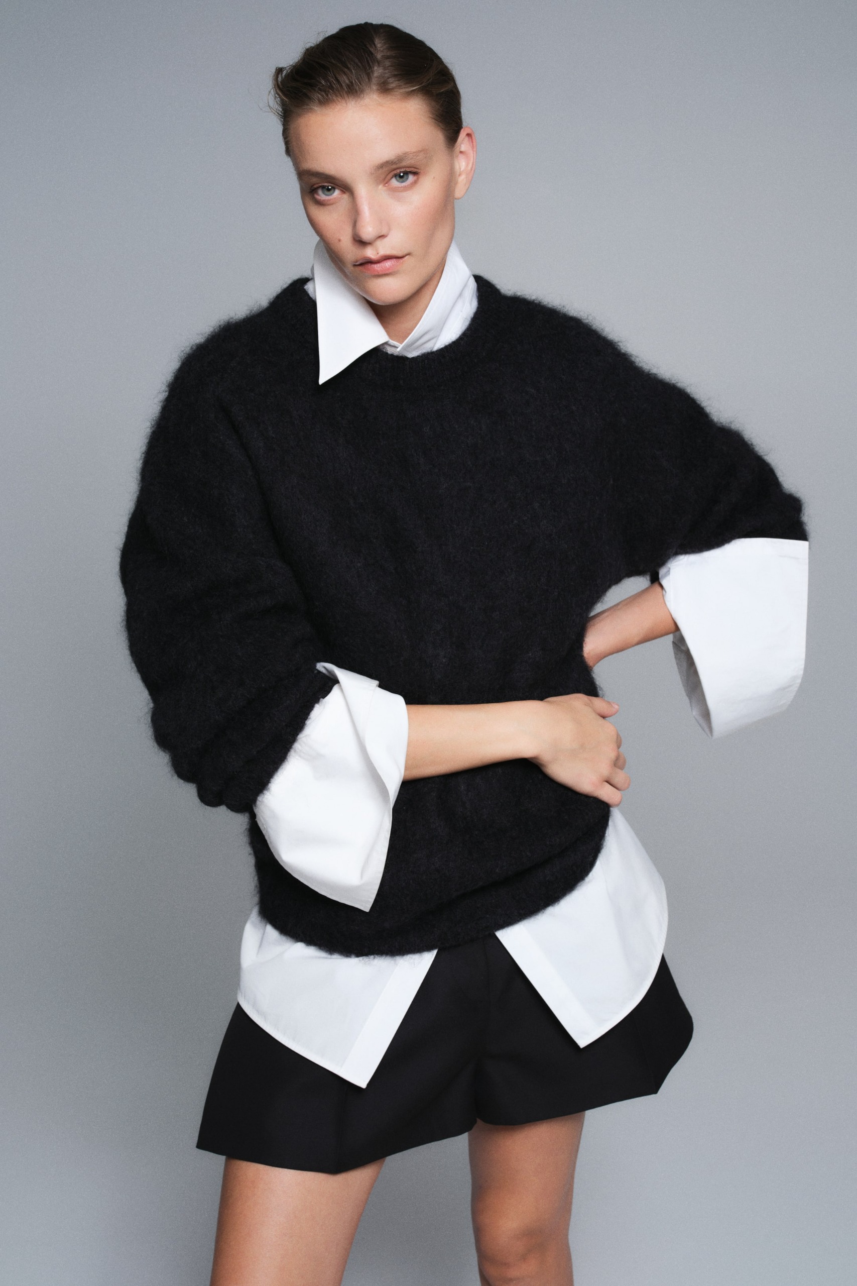Oversized Mohair-Blend Jumper