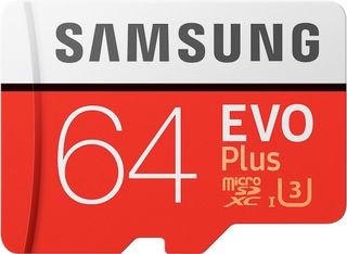 Samsung EVO Plus 64gb Microsd Card Render