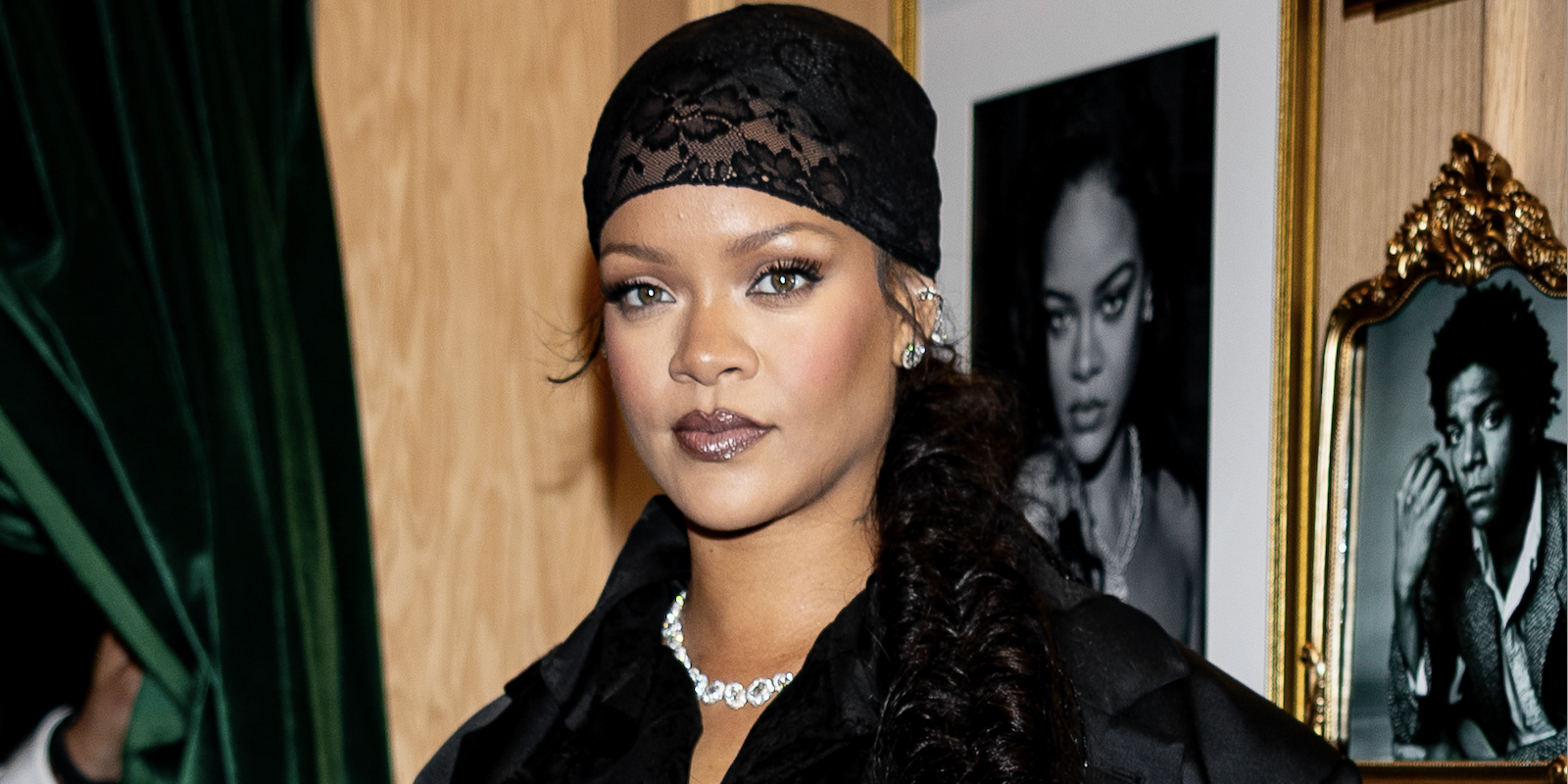 Rihanna is seen at the A$AP Rocky x Ray Ban Met Gala After Party on May 05, 2025 in New York City.