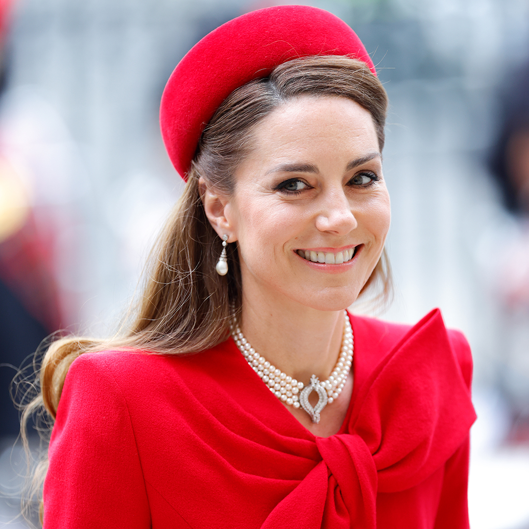 LONDON, UNITED KINGDOM - MARCH 10: (EMBARGOED FOR PUBLICATION IN UK NEWSPAPERS UNTIL 24 HOURS AFTER CREATE DATE AND TIME) Catherine, Princess of Wales attends the annual Commonwealth Day Service of Celebration at Westminster Abbey on March 10, 2025 in London, England. The Commonwealth represents a global network of 56 independent countries with a combined population of 2.7 billion people, of which over 60 per cent are aged 29 and under. (Photo by Max Mumby/Indigo/Getty Images)
