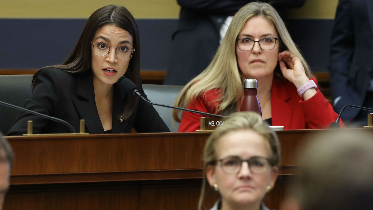 Alexandria Ocasio-Cortez and Jennifer Wexton