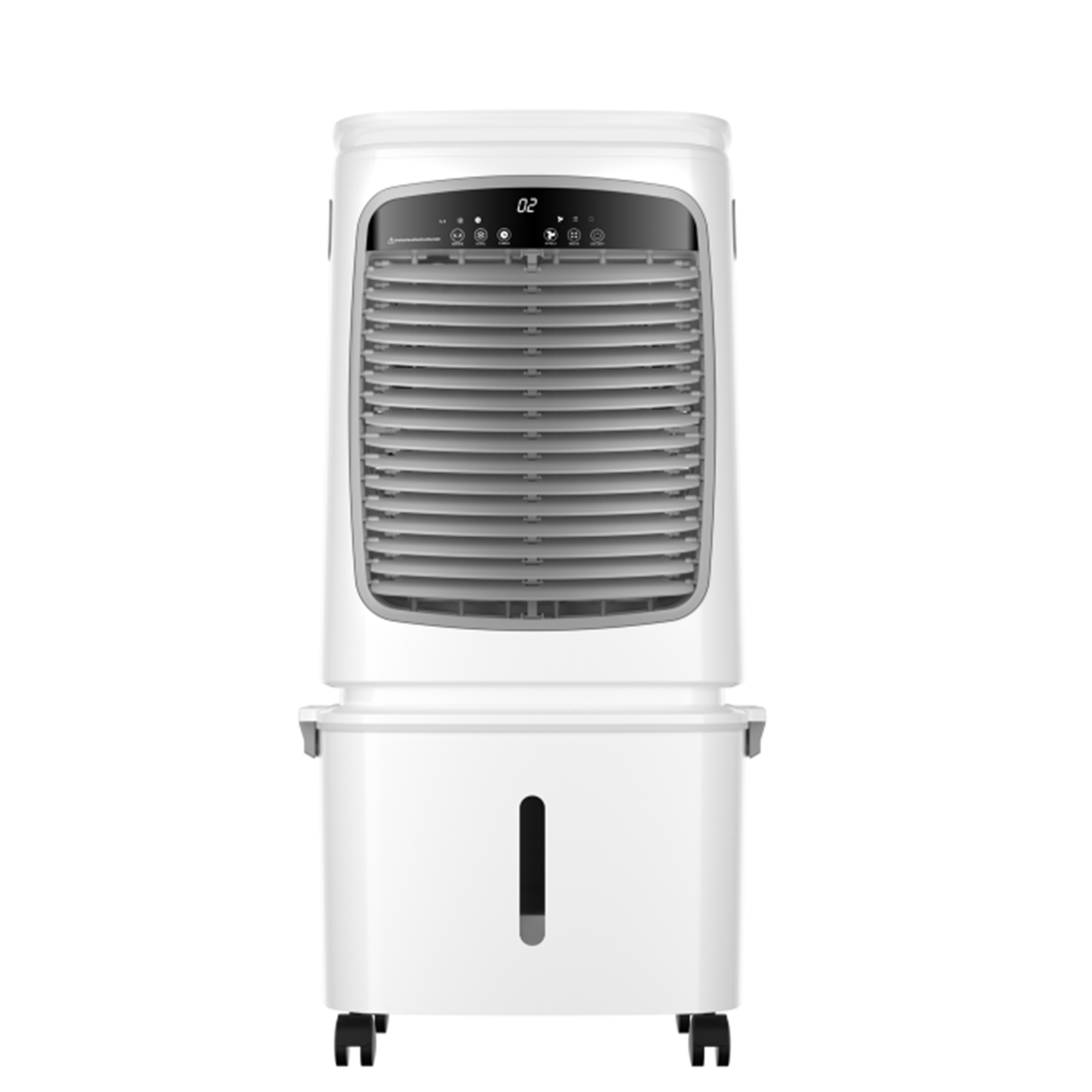 Cut out of a white air cooler