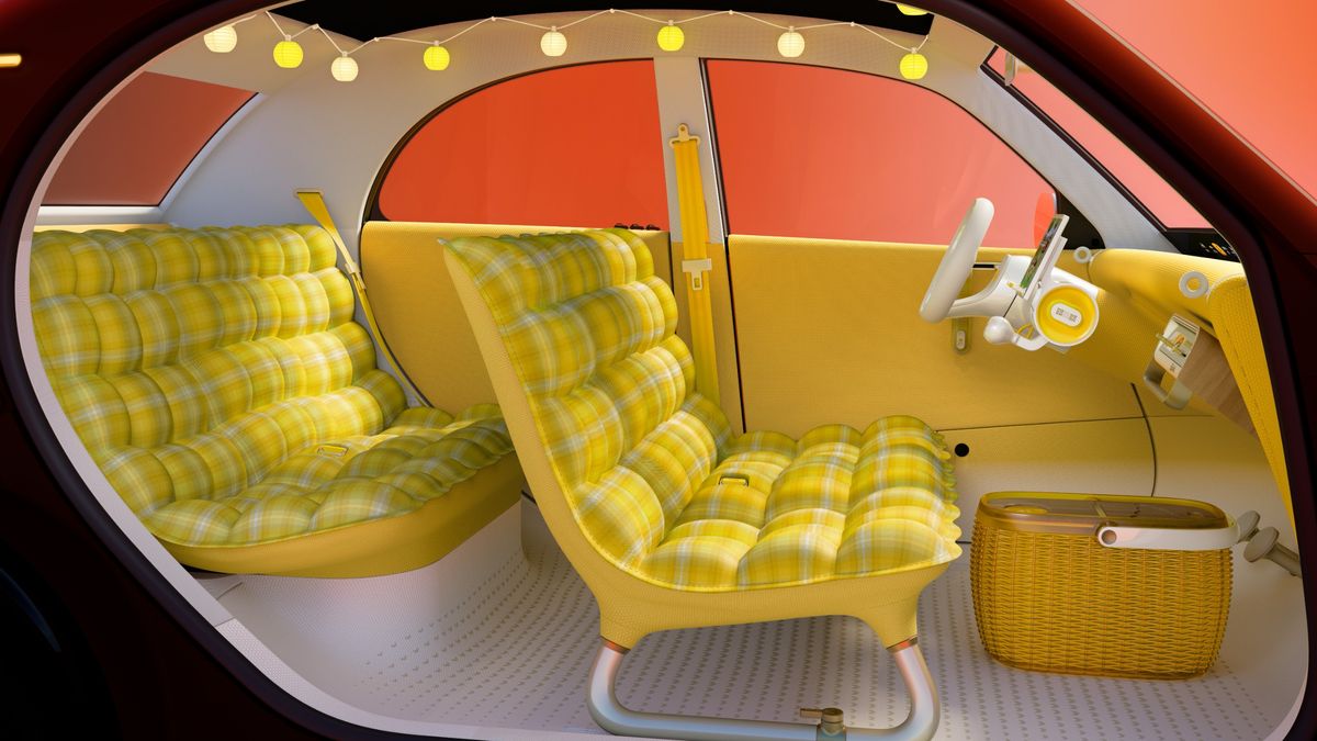 New electric Citroen 2CV concept car design