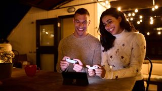 Nintendo Switch OLED multi-player controllers