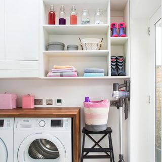 Be inspired by this practical modern boot and utility room | Ideal Home