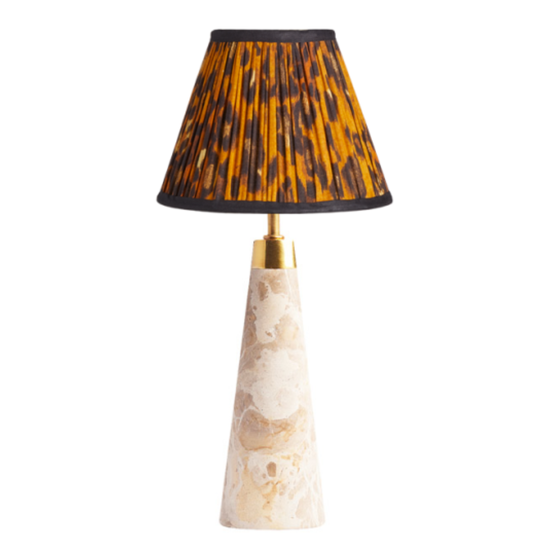 Pooky Lighting, 6&quot; Empire Shade in Classic Leopard Love by Matthew Williamson