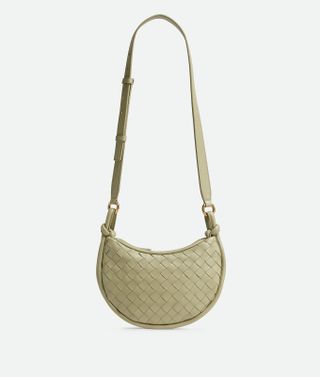 Women's Gemelli Messenger in Travertine