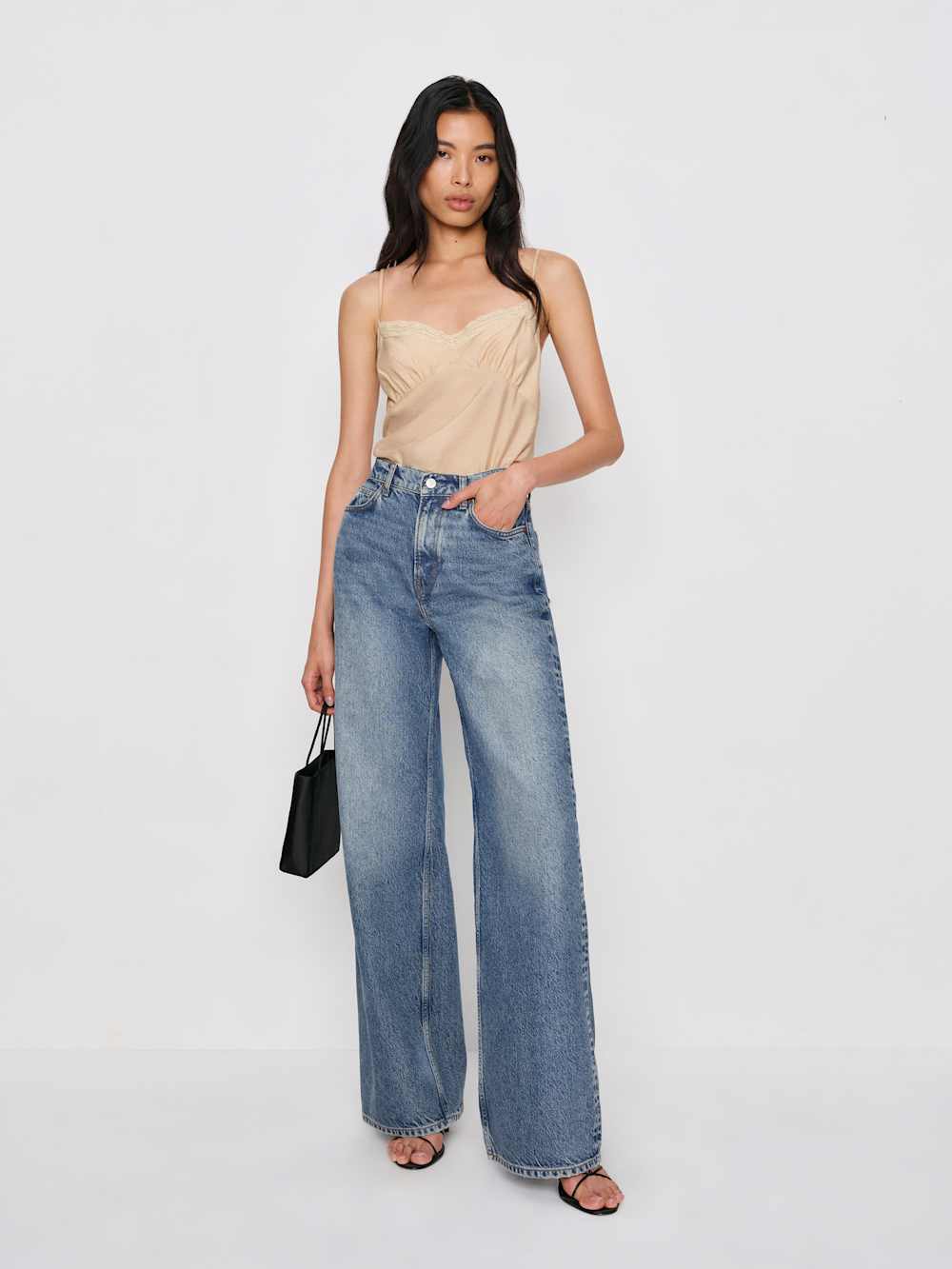 Cary High Rise Slouchy Wide Leg Jeans