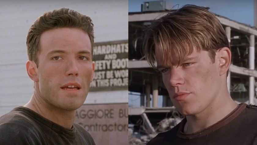 Matt Damon and Ben Affleck in close ups in Good Will Hunting