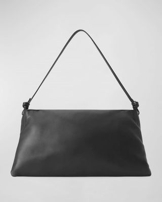 Vivi Zip Leather Shoulder Bag