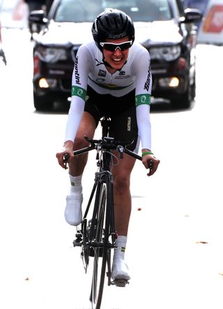 Jessica Allen wins, Junior women TT, Road World Championships 2011
