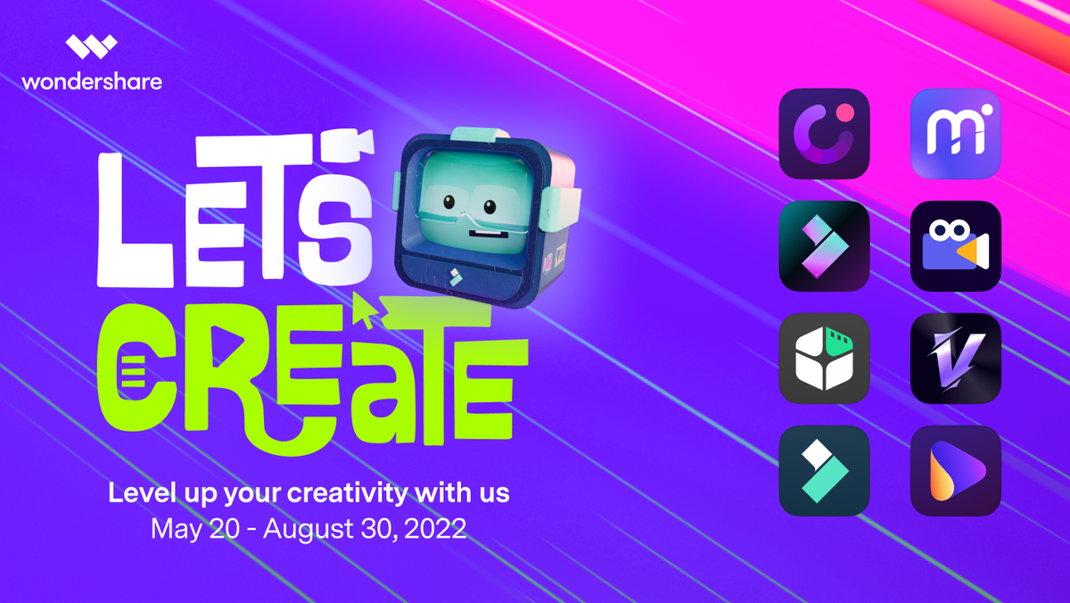 Wondershare VidCon 2020 promo graphic