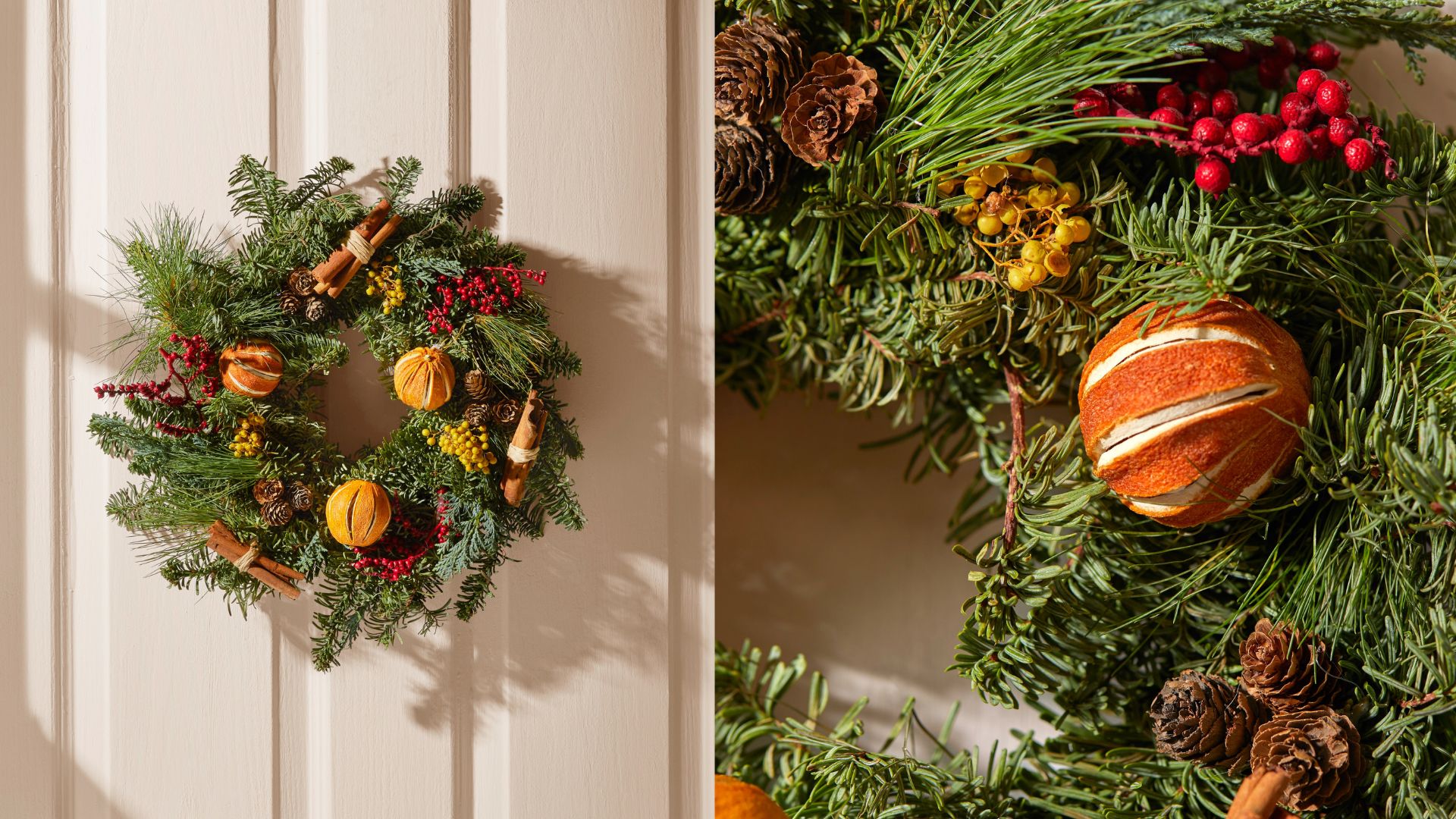 citrus fresh wreath 