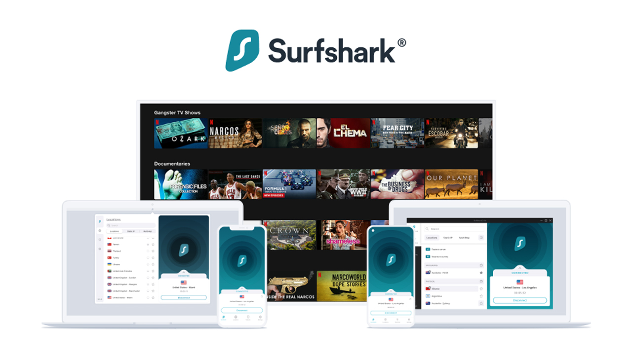 melhor streaming vpn surfshark em uma variedade de dispositivos