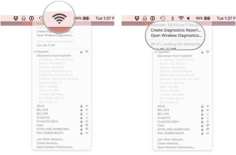 How to use MacOS Wireless Diagnostics to get the best possible Wi-Fi ...