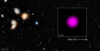 The dwarf galaxy Mrk 462.