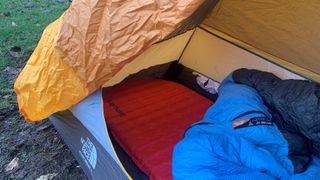The Therm-A-Rest ProLite Apex sleeping pad in a tent