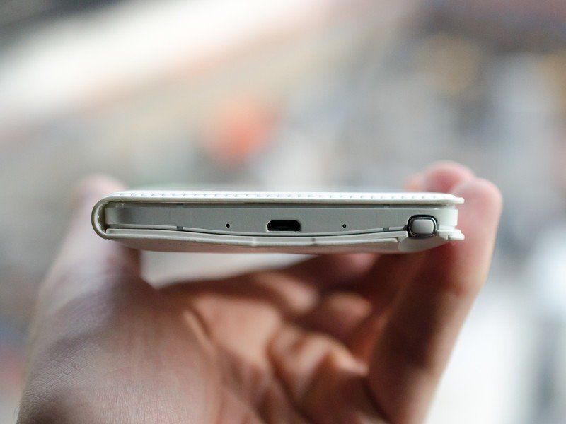 Galaxy Note 4 S-View Qi charging back