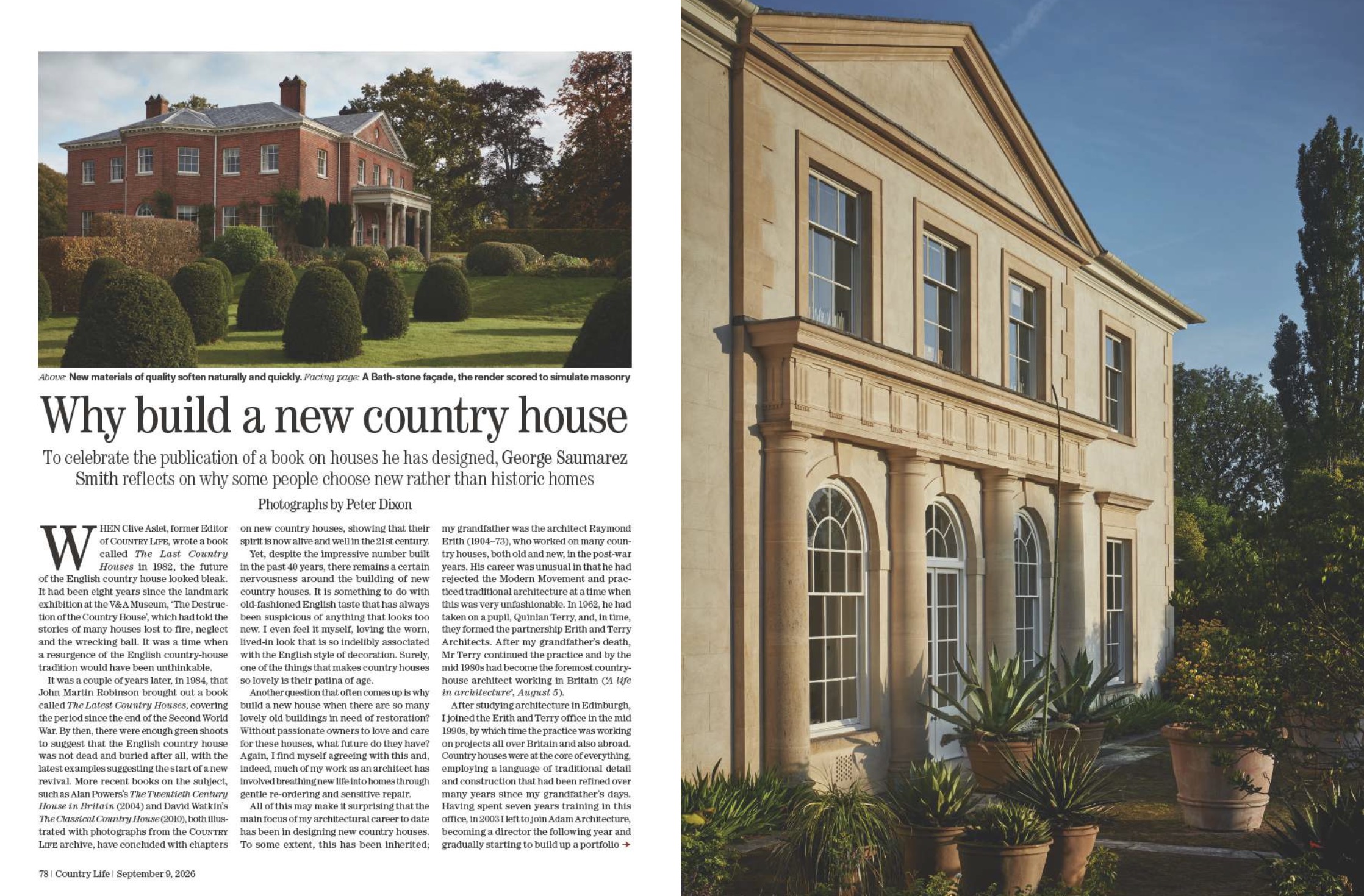 Spreads from Country Life September 9, 2026