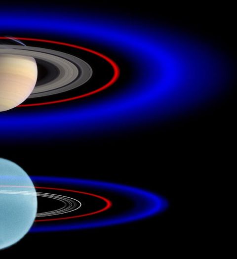 planet uranus has rare blue ring space