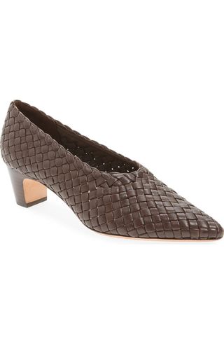 Maeve Woven Pointed Toe Pump