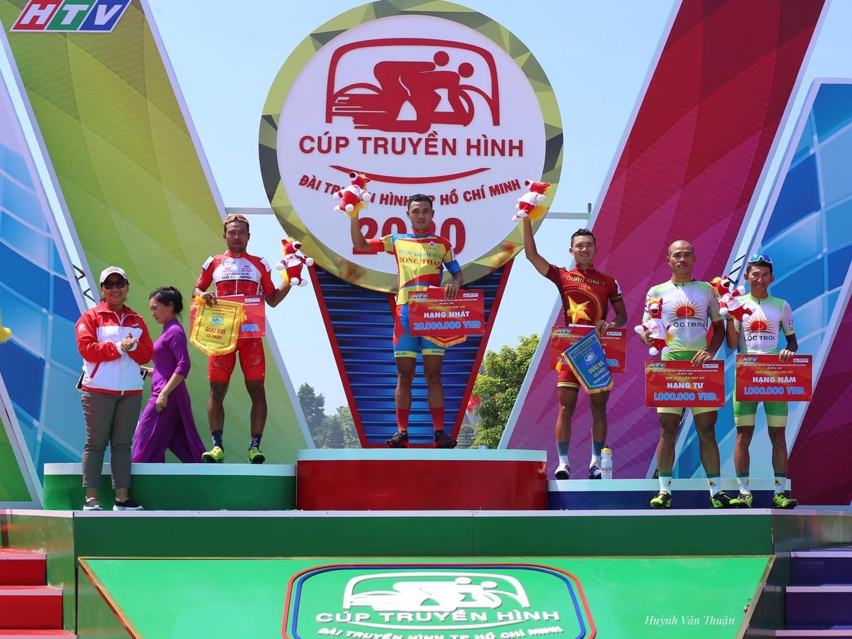 The podium ceremony in Vinh