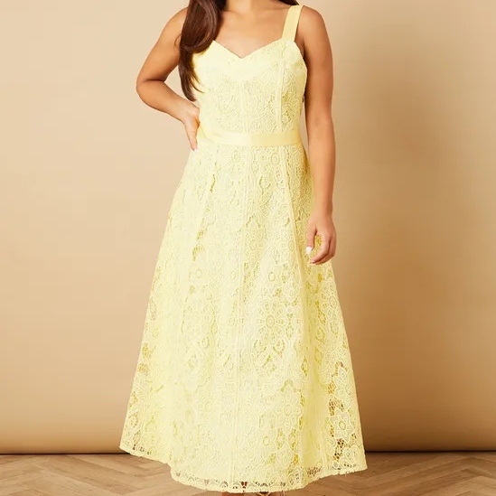 Oasis Petite Lace Floral Dress