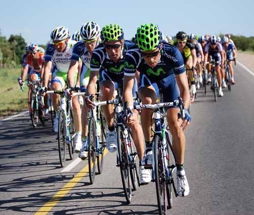 Movistar worked hard on the front.