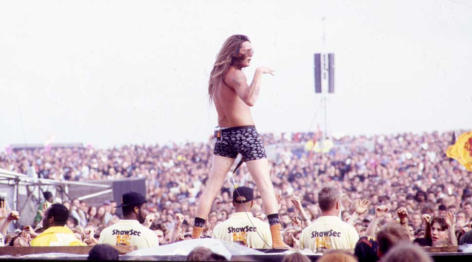 Skid Row at Donington in 1994