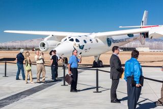 Career Day event on Sept. 7, 2013, at Mojave Air and Space Port in Mojave, Calif.