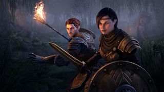 Two armored warriors explore Blackwood