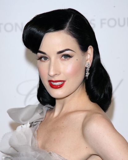 Dita von Teese's Satiny Retro Vibe 