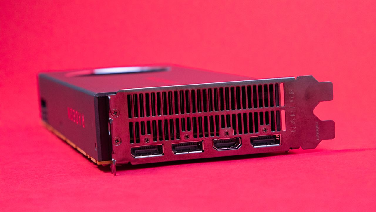Plenty of ports on the AMD Radeon RX 5700