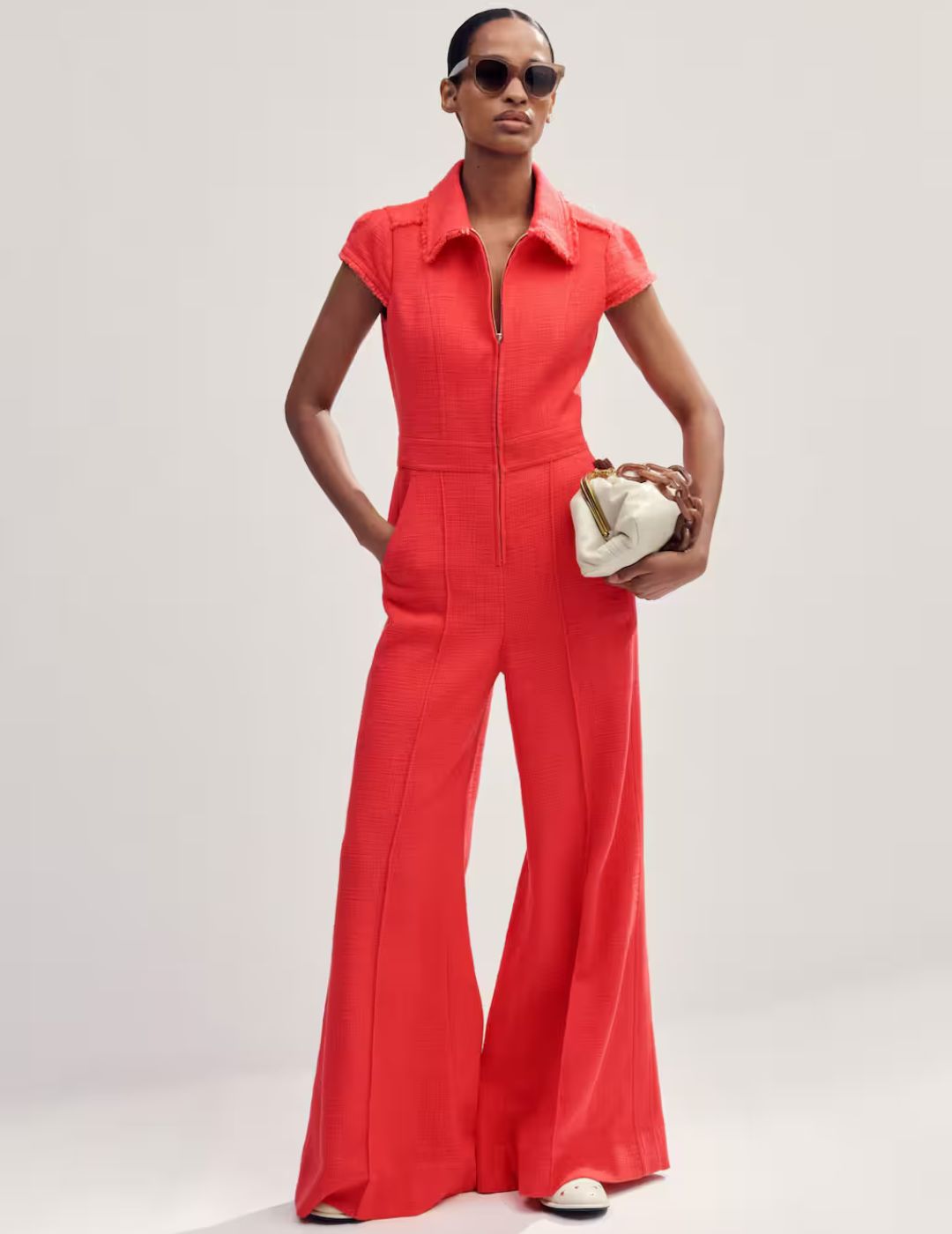 ME+EM, Textured Jumpsuit
