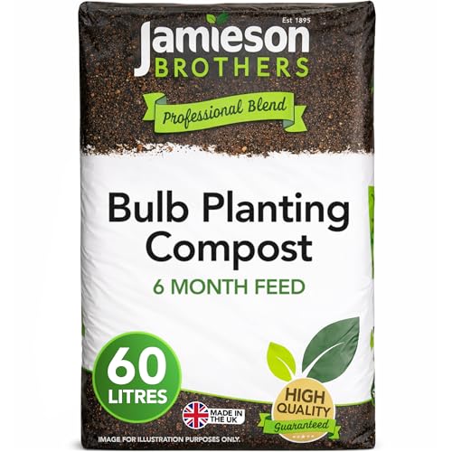 Bulb Planting Compost 60l Bag - Specially Formulated Compost for Planting Bulbs in Tubs or for Conditioning Soil Before Planting in the Garden - by Jamieson Brothers