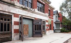 Exterior of Bottega Veneta Firehouse Detroit